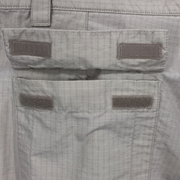 Columbia PFG Mens Size 36 Khaki Ripstop Flat Front Hiking Water Shorts - Picture 11 of 13